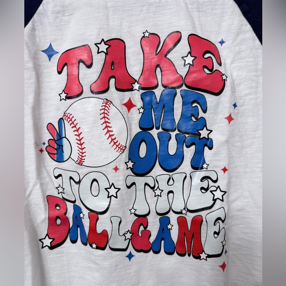 Baseball Theme Raglan - Picture 2 of 3